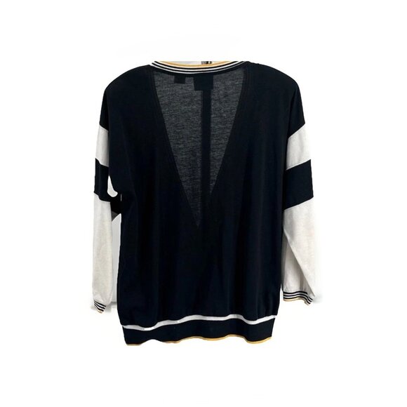 Vtg Active Elements Women’s Blue Long Sleeve Cardigan Size M Cozy Retro Knit - Picture 3 of 7